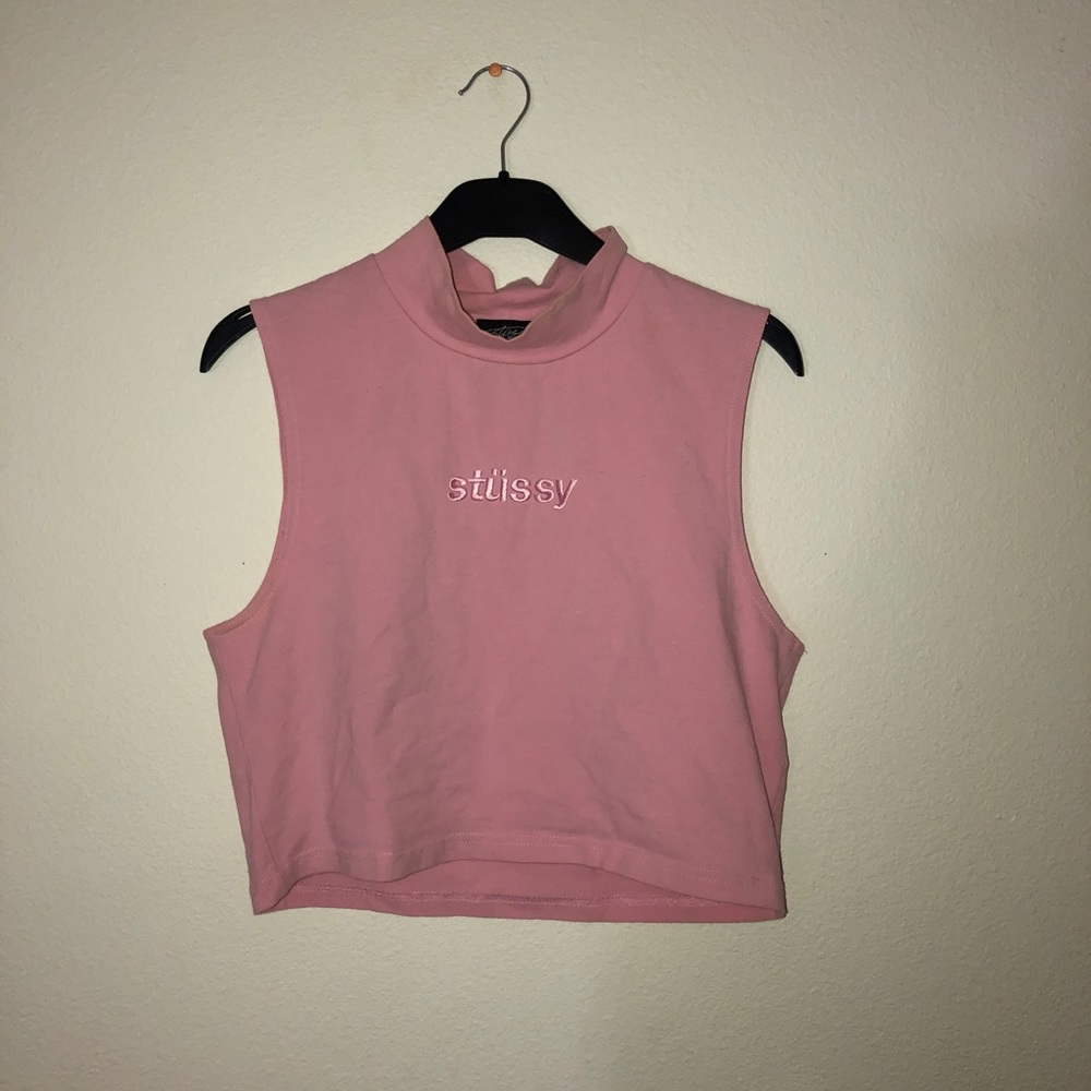 Pink Stüssy Top